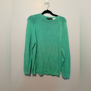 Vintage D.W. Club Mint Green Knit Sweater (Size M)